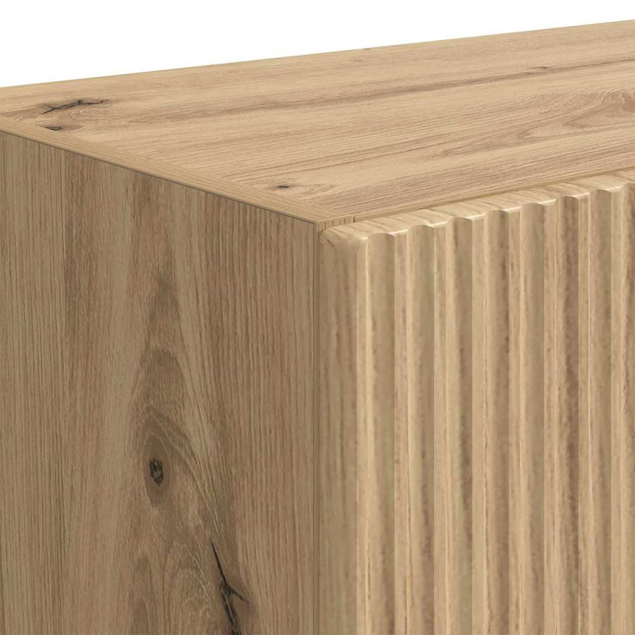 TV-wandkast Artisan Eiken 59,5 x 31 x 100 cm Bewerkt hout
