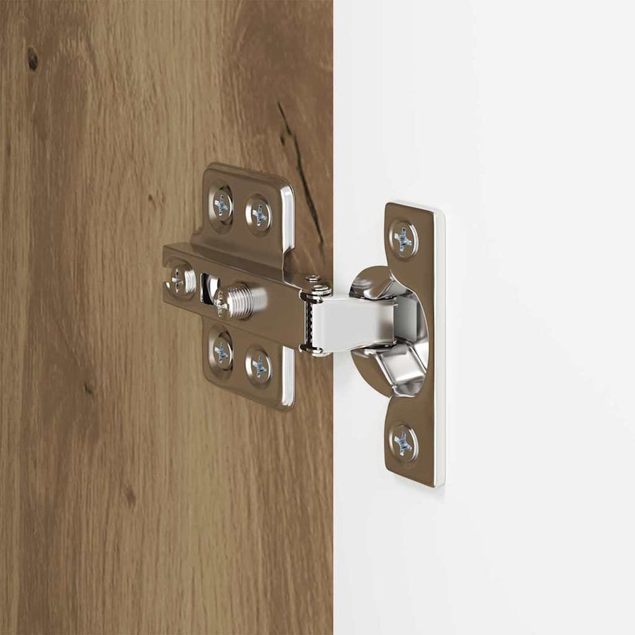 TV-wandkast Artisan Eiken 59,5 x 31 x 100 cm Bewerkt hout