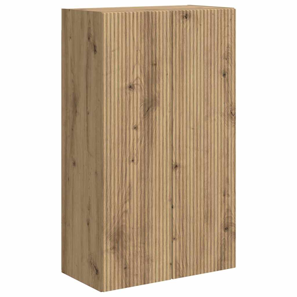 TV-wandkast Artisan Eiken 59,5 x 31 x 100 cm Bewerkt hout