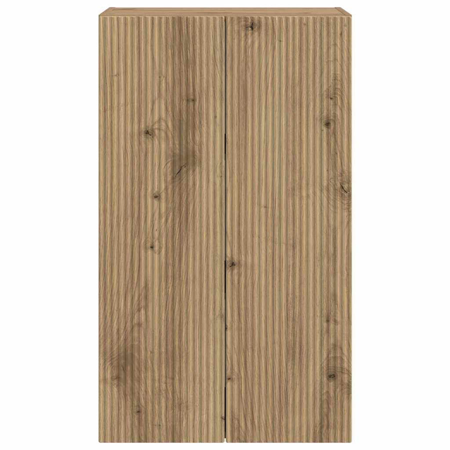 TV-wandkast Artisan Eiken 59,5 x 31 x 100 cm Bewerkt hout