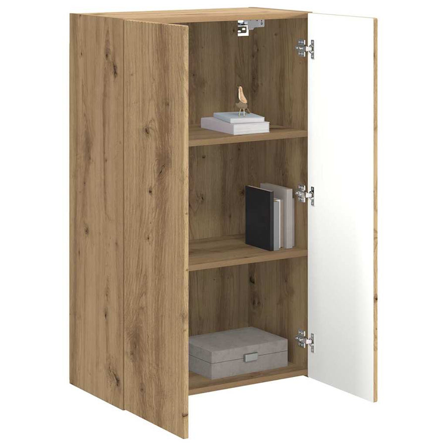 TV-wandkast Artisan Eiken 59,5 x 31 x 100 cm Bewerkt hout