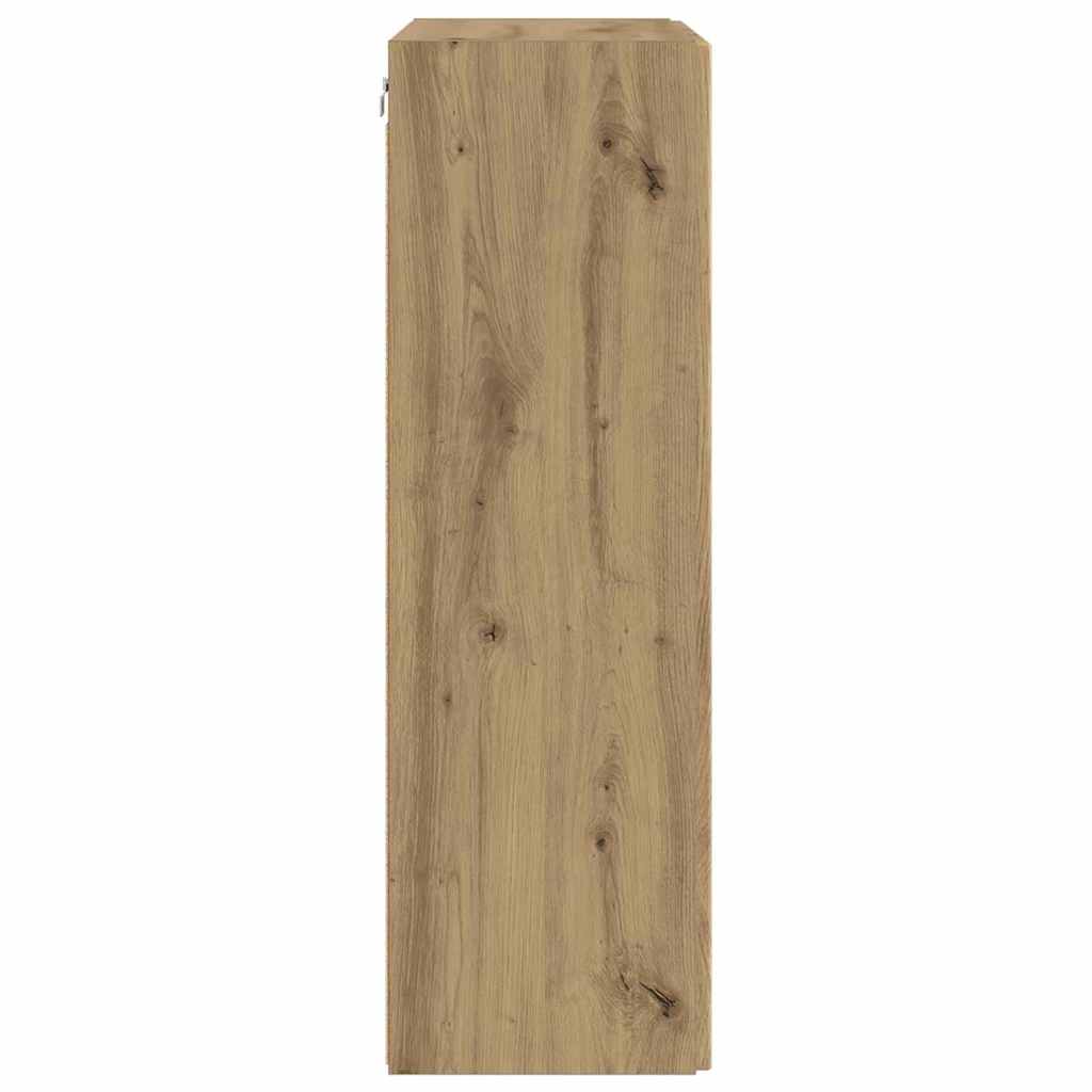 TV-wandkast Artisan Eiken 59,5 x 31 x 100 cm Bewerkt hout