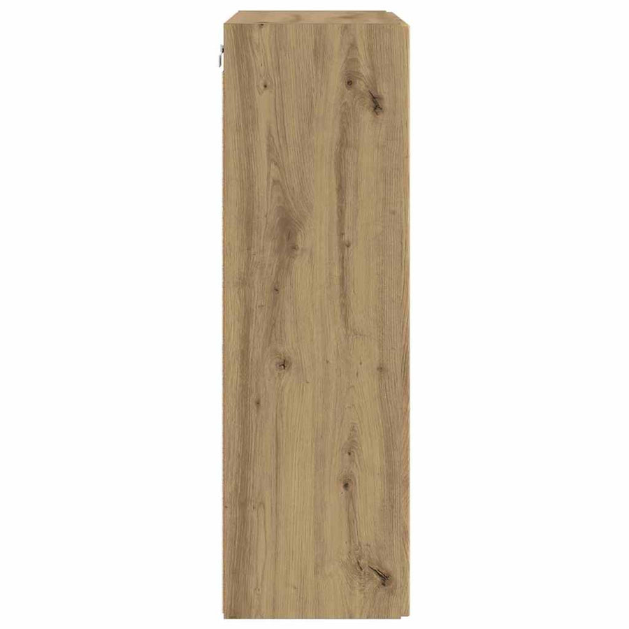 TV-wandkast Artisan Eiken 59,5 x 31 x 100 cm Bewerkt hout