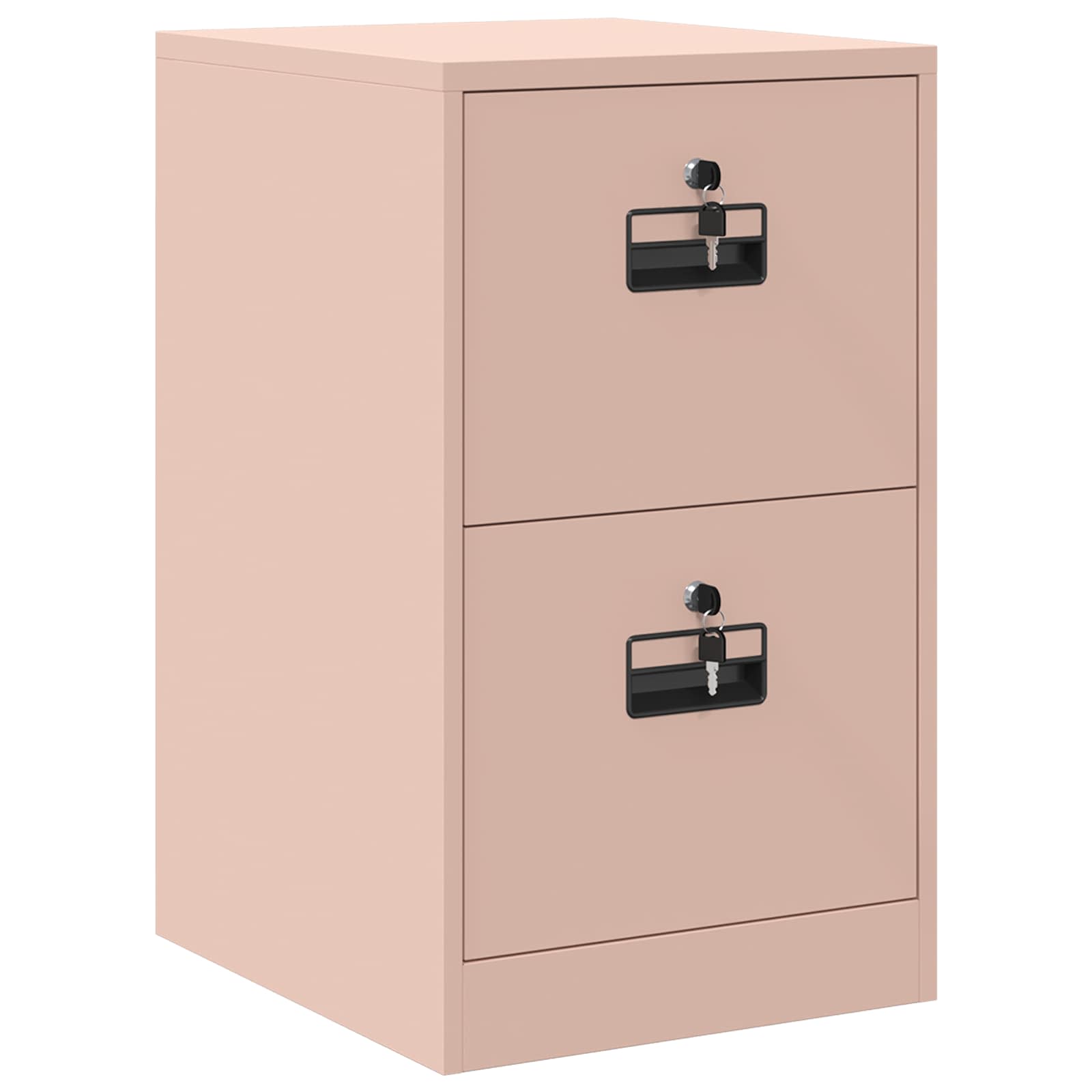 Bestandenkast 44 X 50 X 106,5 Cm Koudgewalst Staal Roze