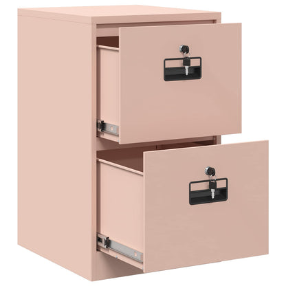 Bestandenkast 44 X 50 X 106,5 Cm Koudgewalst Staal Roze