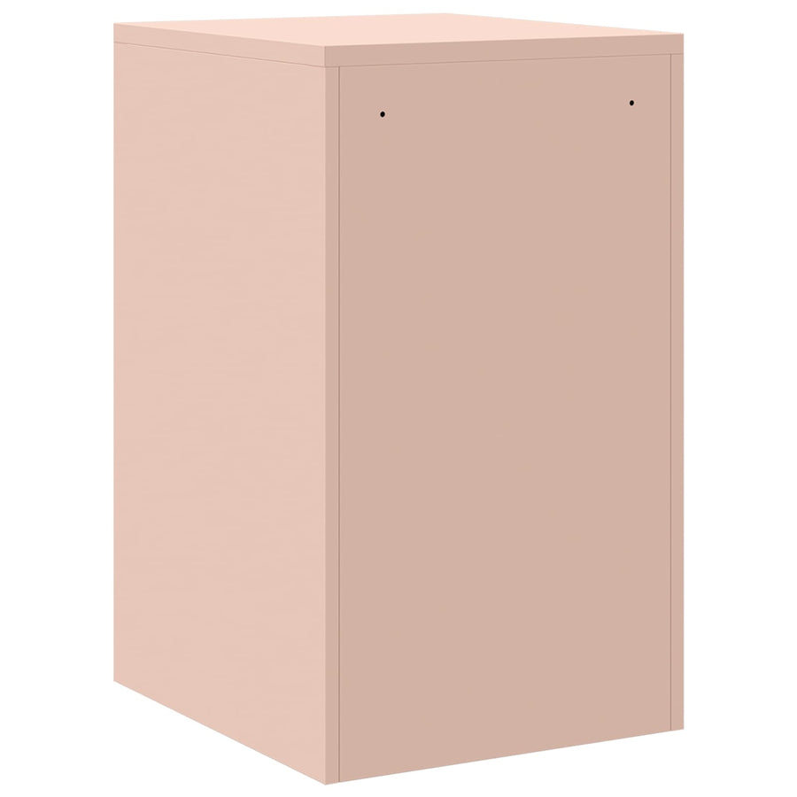 Bestandenkast 44 X 50 X 106,5 Cm Koudgewalst Staal Roze