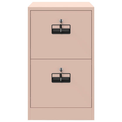 Bestandenkast 44 X 50 X 106,5 Cm Koudgewalst Staal Roze