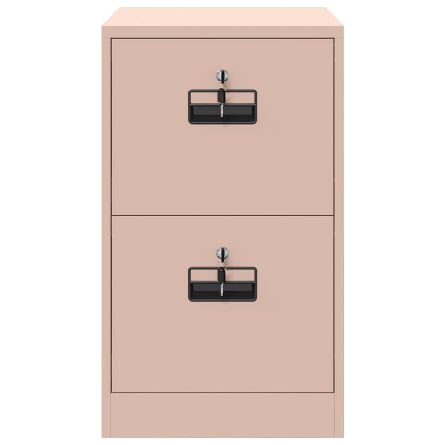 Bestandenkast 44 X 50 X 106,5 Cm Koudgewalst Staal Roze