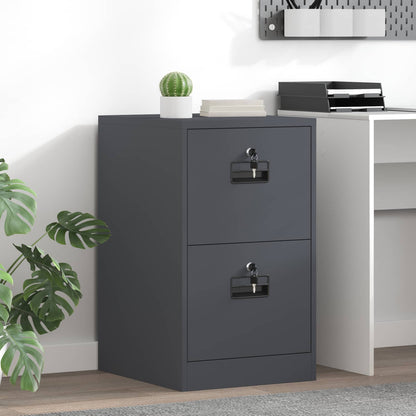 Bestandenkast Antraciet 44 x 50 x 106,5 cm Koudgewalst Staal