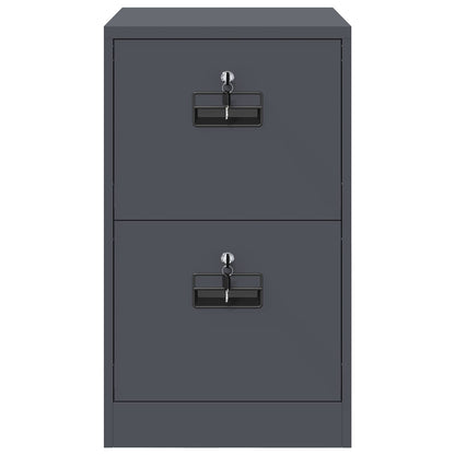 Bestandenkast Antraciet 44 x 50 x 106,5 cm Koudgewalst Staal