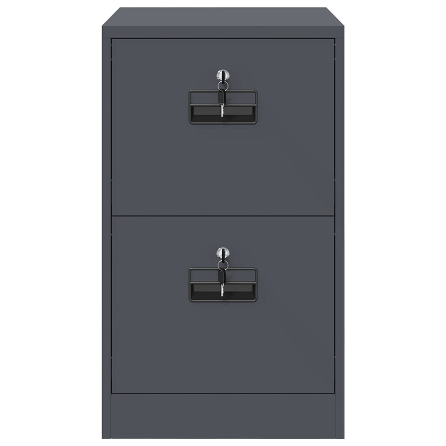 Bestandenkast Antraciet 44 x 50 x 106,5 cm Koudgewalst Staal