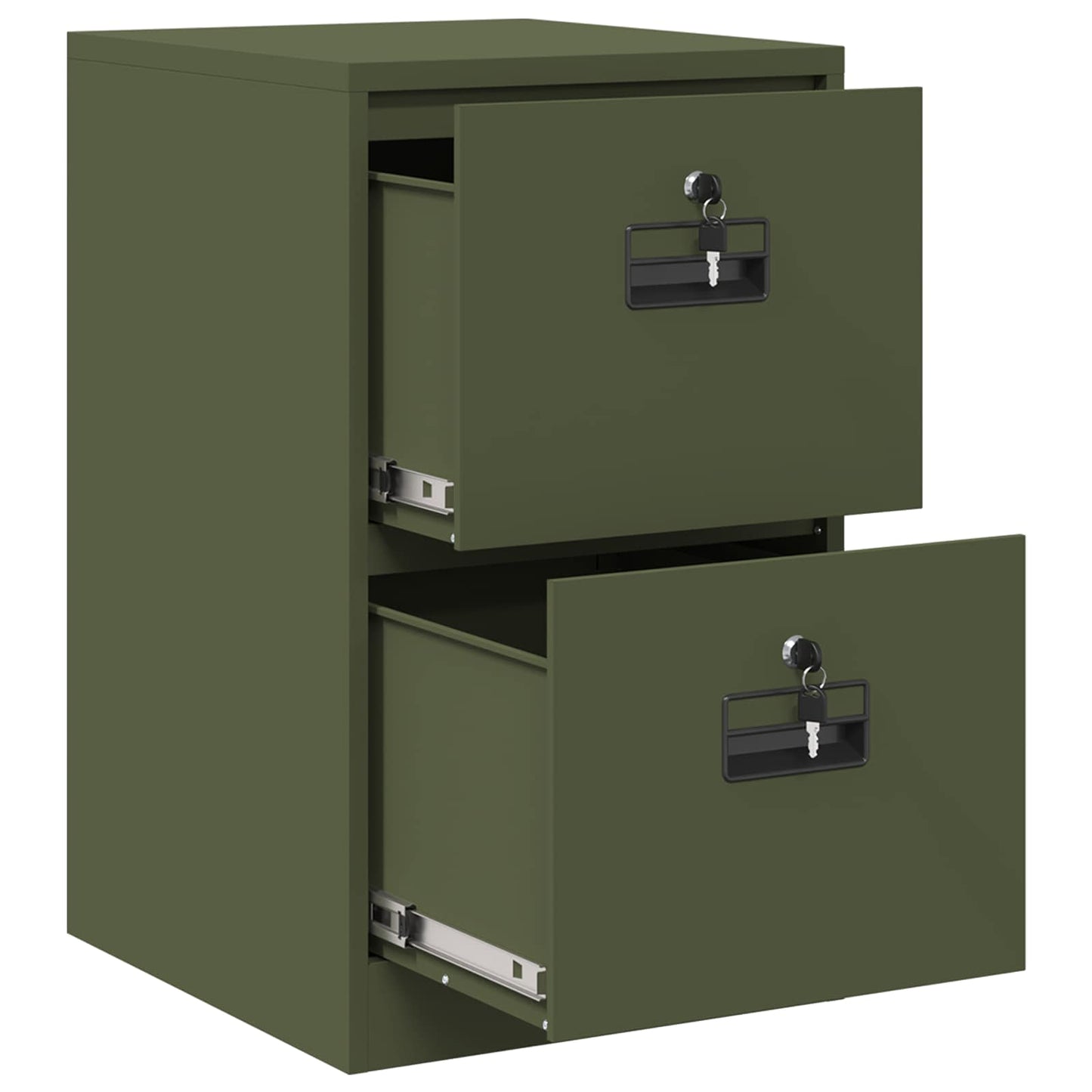 Bestandenkast Olijf Groen 44 X 50 X 106,5 Cm Koudgewalst Staal Olijfgroen