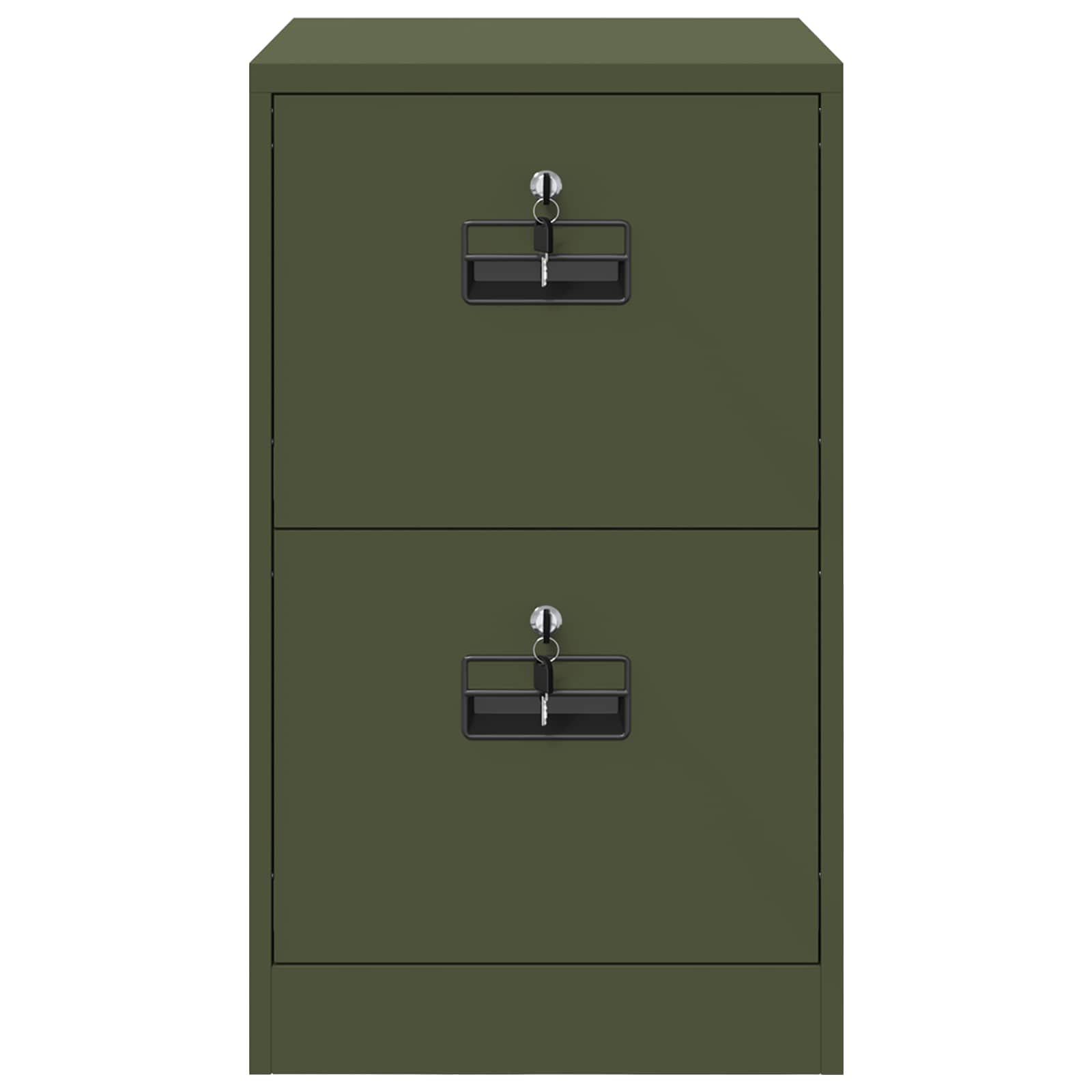 Bestandenkast Olijf Groen 44 X 50 X 106,5 Cm Koudgewalst Staal Olijfgroen