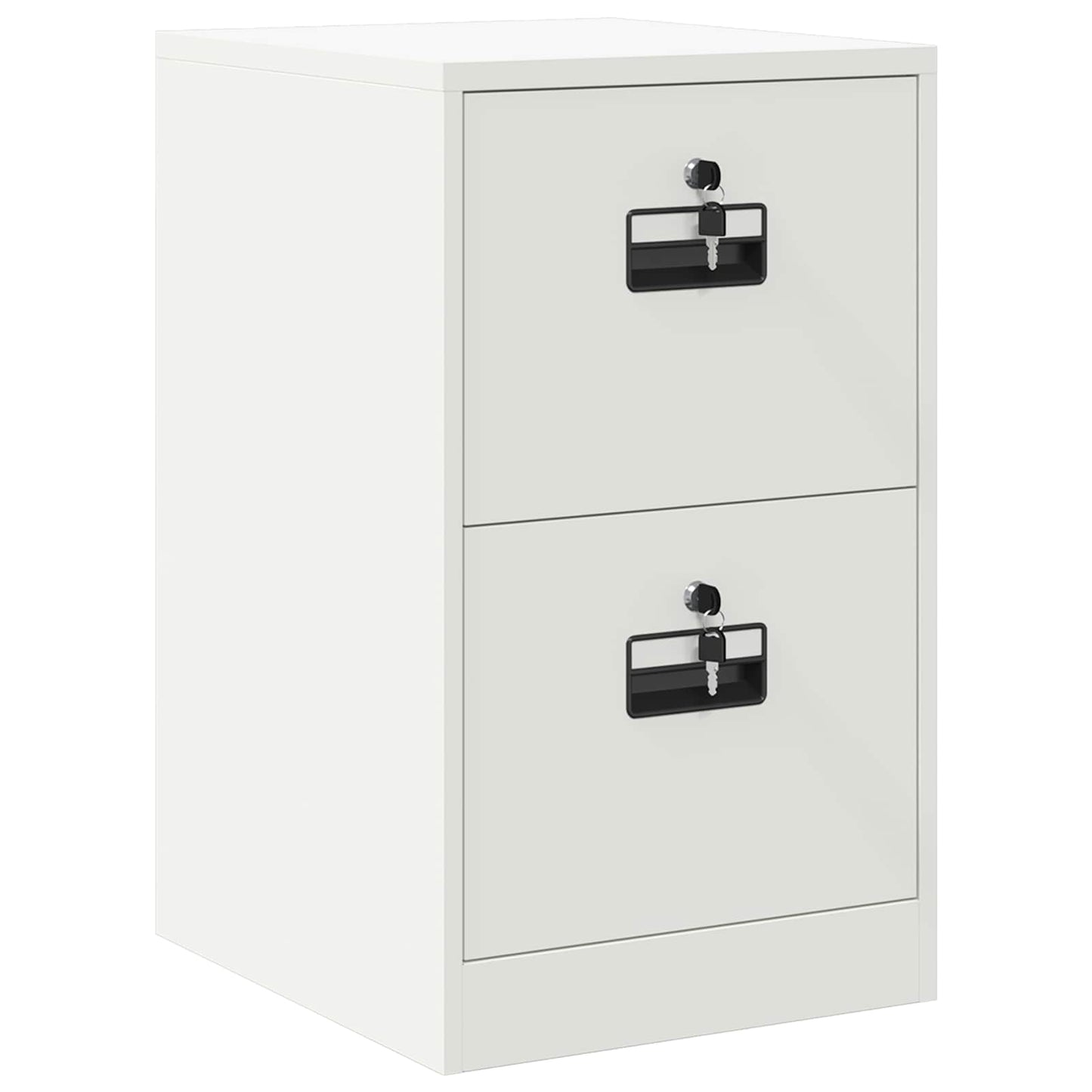 Bestandenkast met lade Wit 44 x 50 x 106,5 cm Koudgewalst Staal