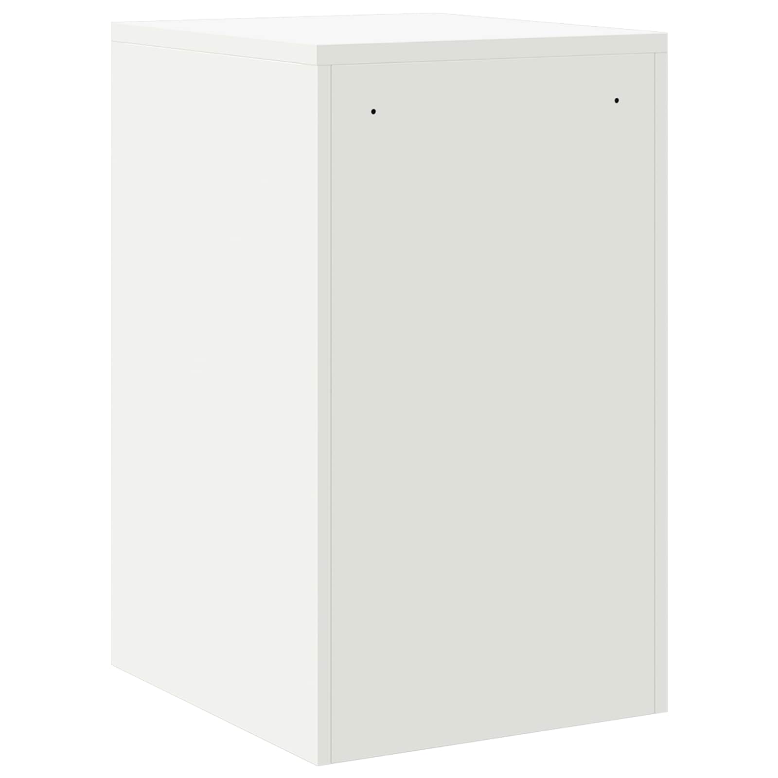 Bestandenkast met lade Wit 44 x 50 x 106,5 cm Koudgewalst Staal