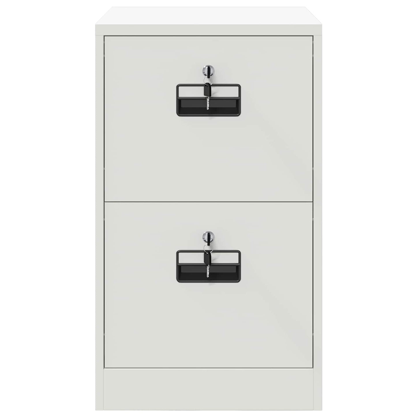 Bestandenkast met lade Wit 44 x 50 x 106,5 cm Koudgewalst Staal