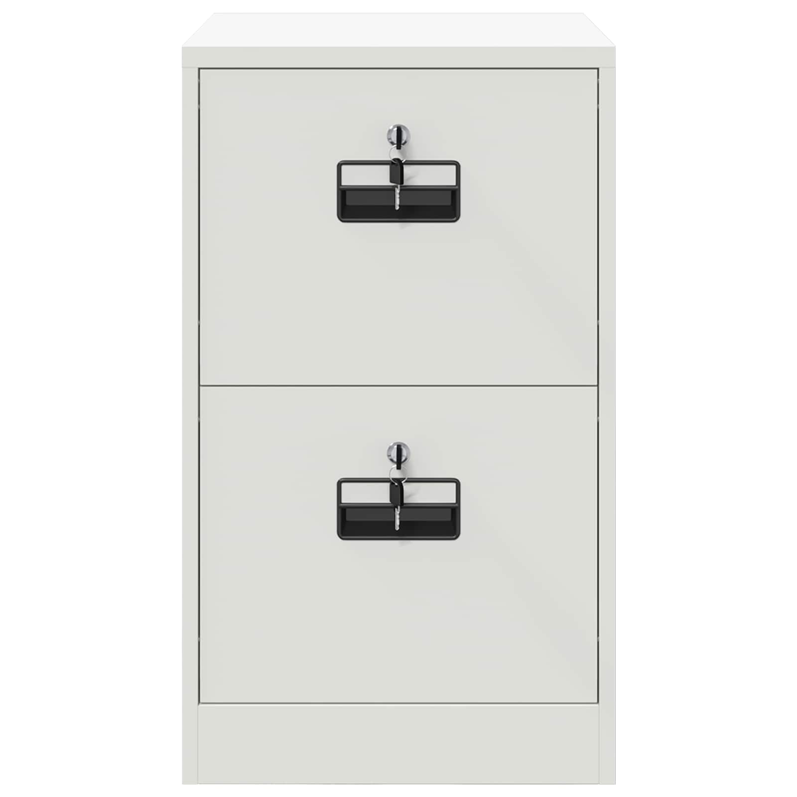 Bestandenkast met lade Wit 44 x 50 x 106,5 cm Koudgewalst Staal