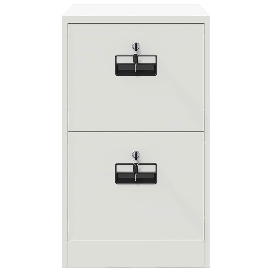 Bestandenkast met lade Wit 44 x 50 x 106,5 cm Koudgewalst Staal