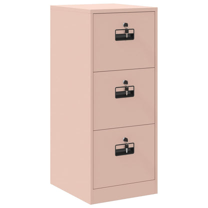 Bestandenkast 44 X 50 X 106,5 Cm Koudgewalst Staal Roze