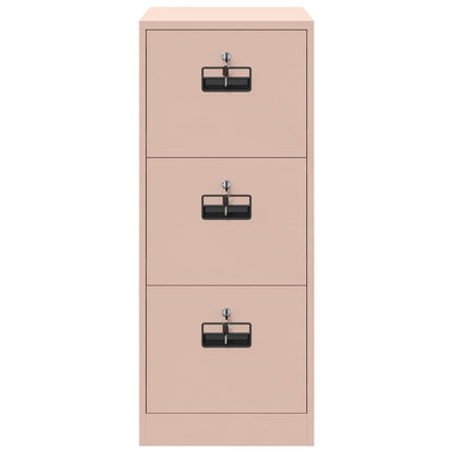 Bestandenkast 44 X 50 X 106,5 Cm Koudgewalst Staal Roze