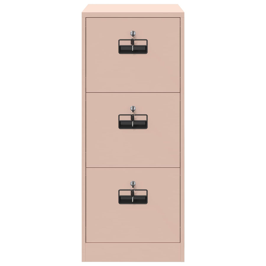 Bestandenkast 44 X 50 X 106,5 Cm Koudgewalst Staal Roze