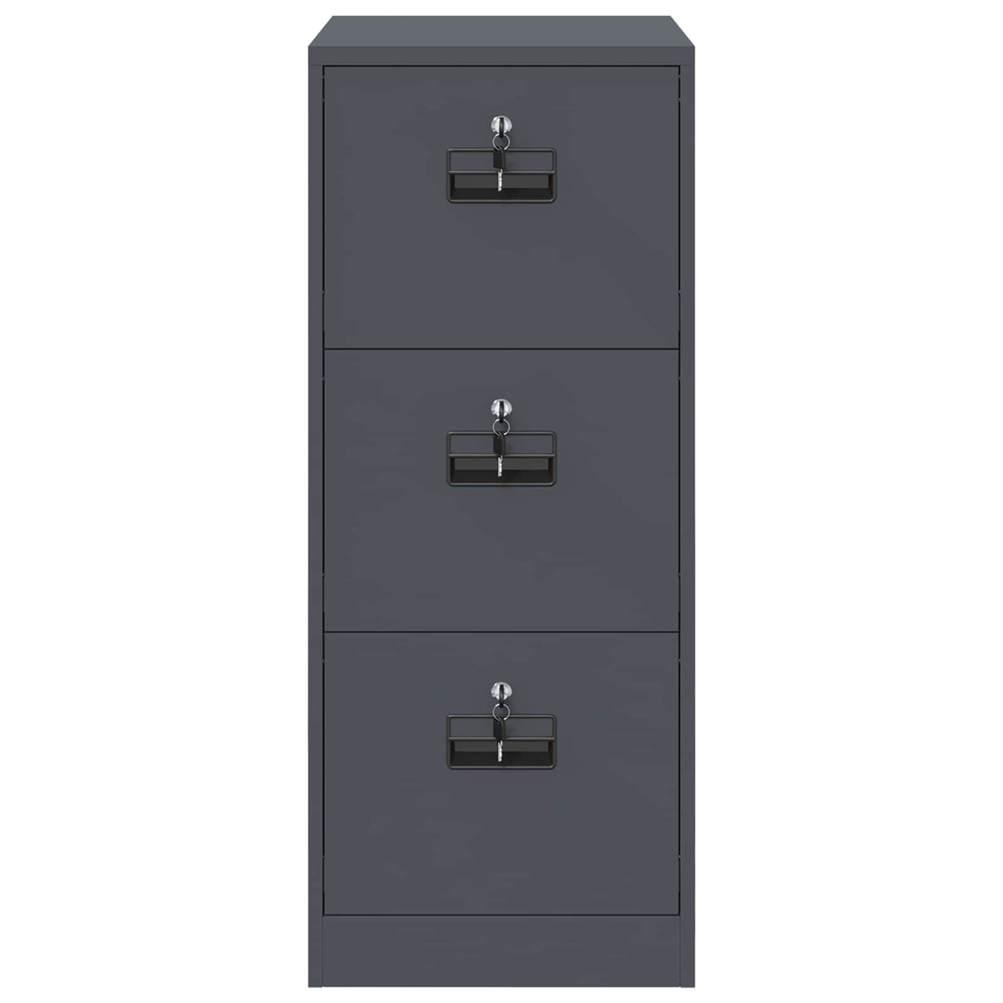 Bestandenkast 44 X 50 X 106,5 Cm Koudgewalst Staal Antraciet