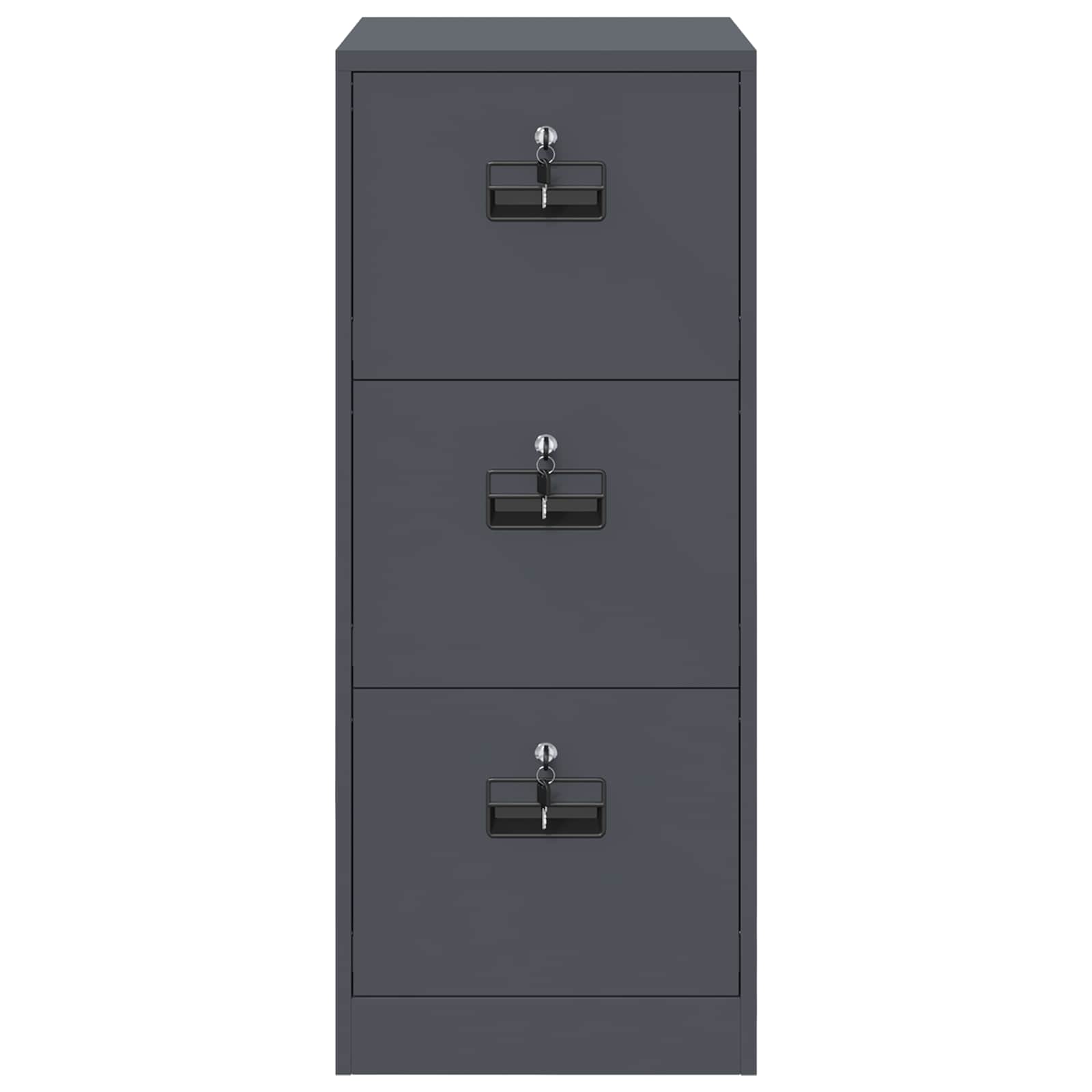 Bestandenkast 44 X 50 X 106,5 Cm Koudgewalst Staal Antraciet