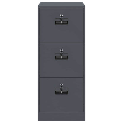 Bestandenkast 44 X 50 X 106,5 Cm Koudgewalst Staal Antraciet