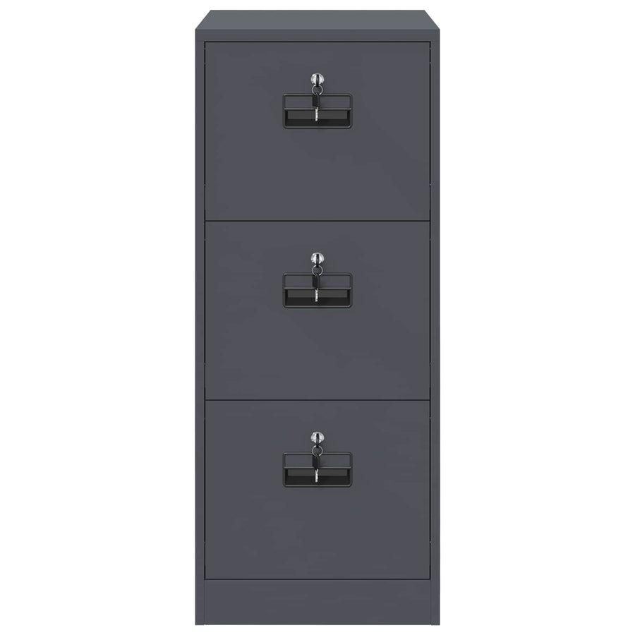 Bestandenkast 44 X 50 X 106,5 Cm Koudgewalst Staal Antraciet