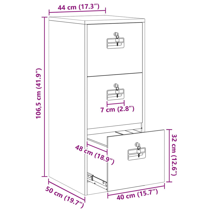 Bestandenkast 44 X 50 X 106,5 Cm Koudgewalst Staal Mosterdgeel