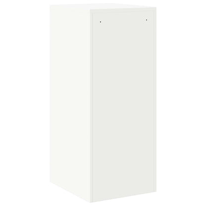 Bestandenkast Met Lade 44 X 50 X 106,5 Cm Koudgewalst Staal Wit
