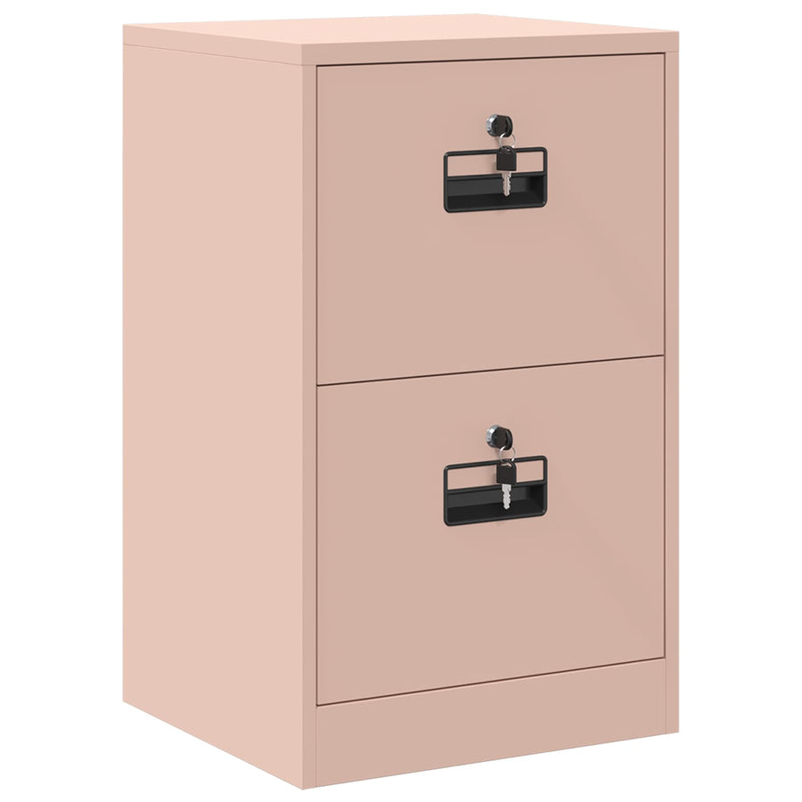 Bestandenkast 44 X 50 X 106,5 Cm Koudgewalst Staal Roze