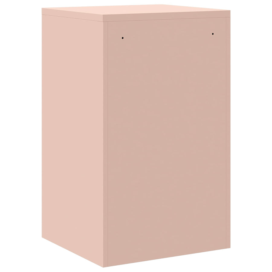 Bestandenkast 44 X 50 X 106,5 Cm Koudgewalst Staal Roze