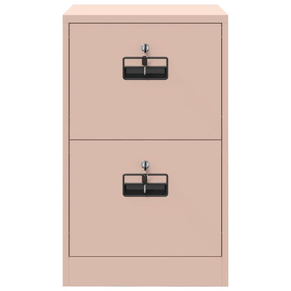 Bestandenkast 44 X 50 X 106,5 Cm Koudgewalst Staal Roze