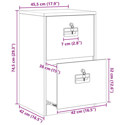 Bestandenkast 44 X 50 X 106,5 Cm Koudgewalst Staal Roze