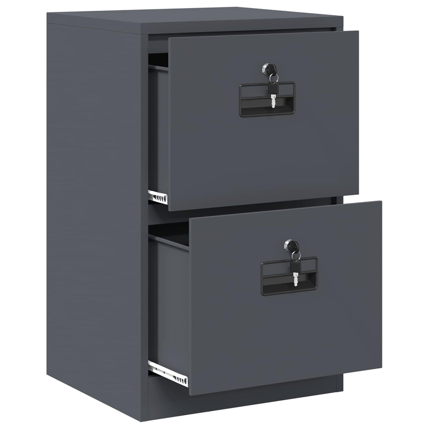 Bestandenkast 44 X 50 X 106,5 Cm Koudgewalst Staal Antraciet