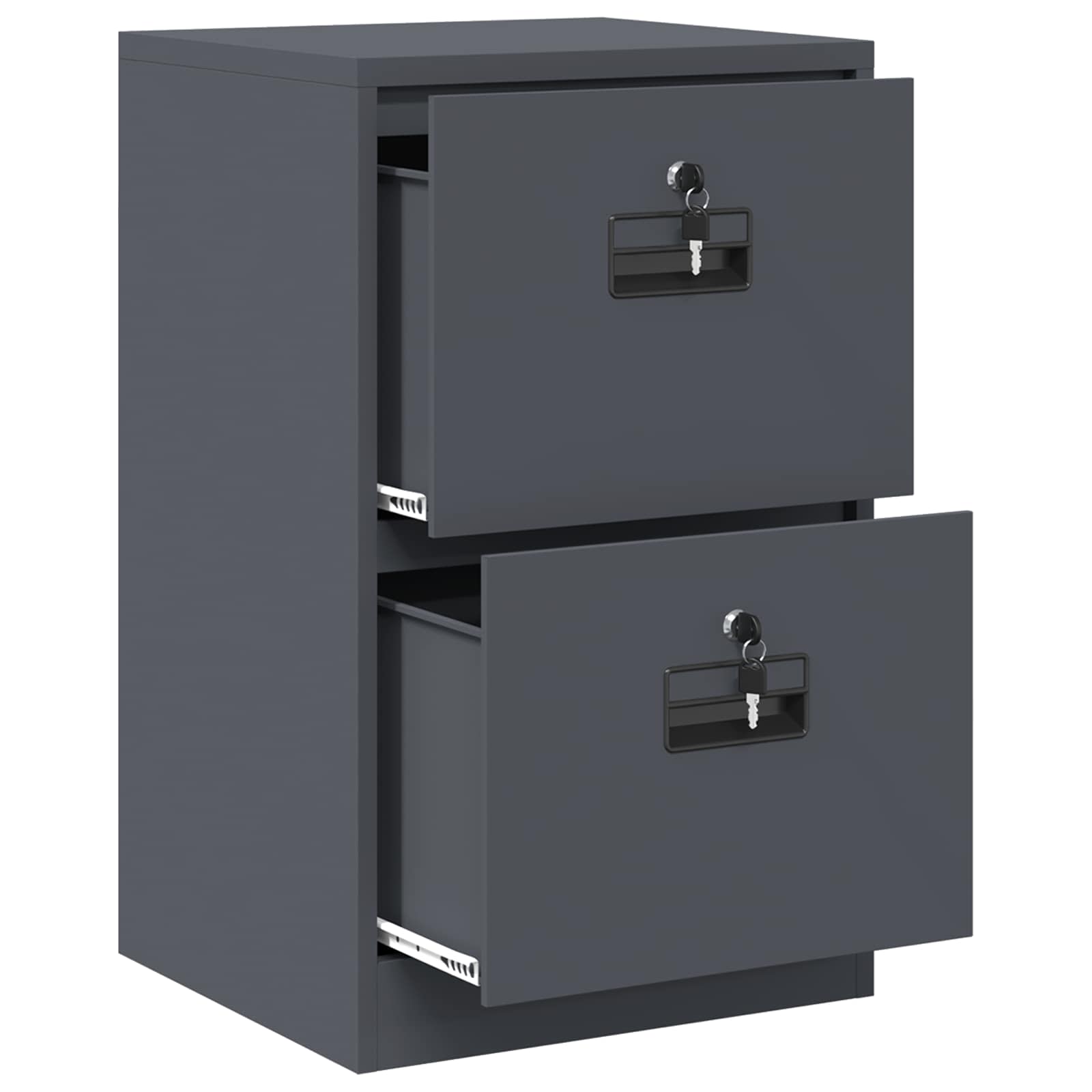 Bestandenkast 44 X 50 X 106,5 Cm Koudgewalst Staal Antraciet