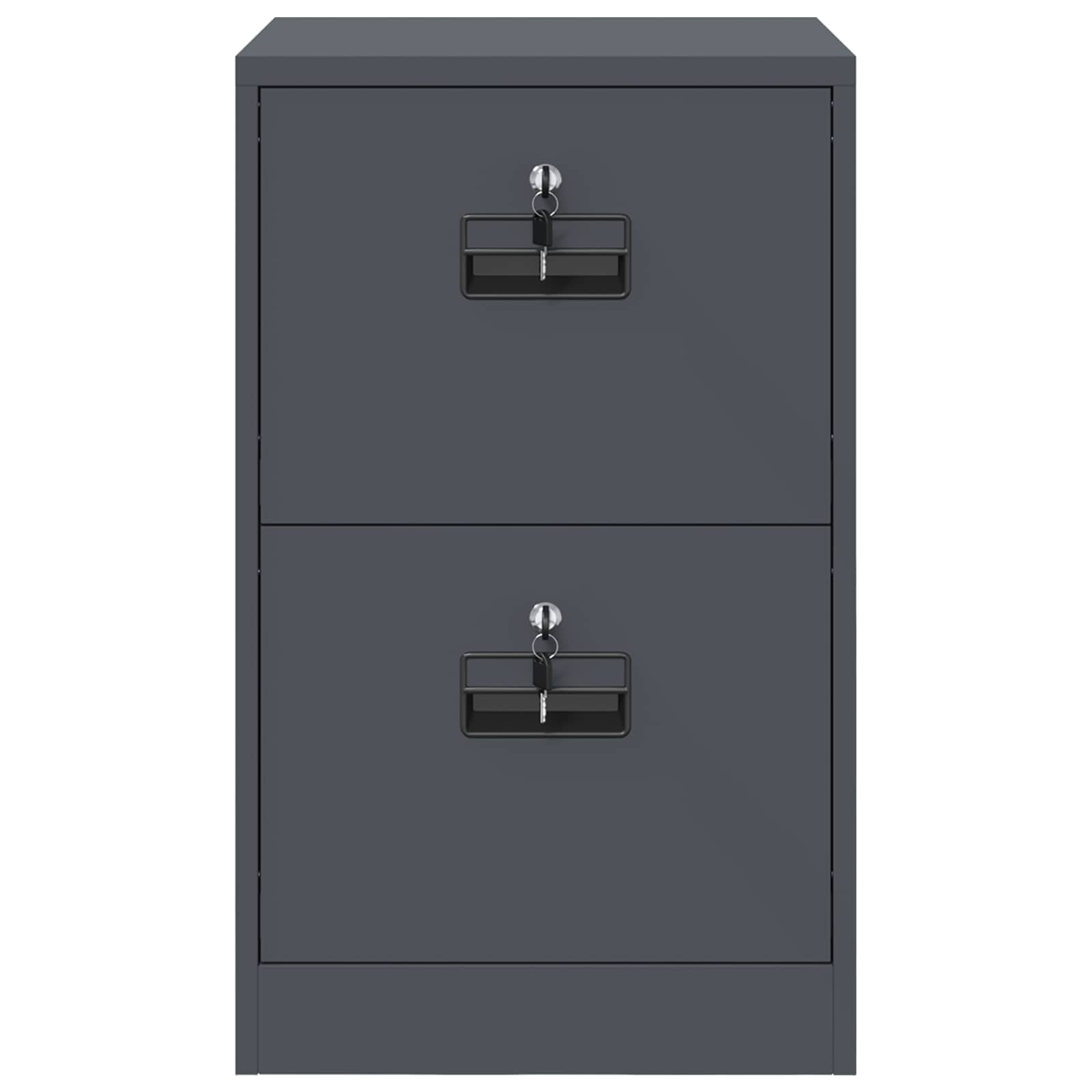 Bestandenkast 44 X 50 X 106,5 Cm Koudgewalst Staal Antraciet
