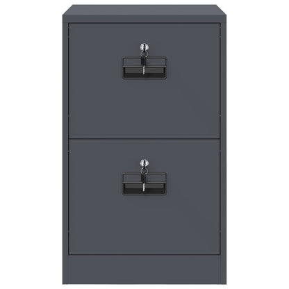 Bestandenkast 44 X 50 X 106,5 Cm Koudgewalst Staal Antraciet