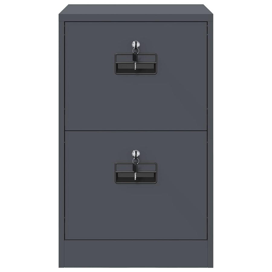 Bestandenkast 44 X 50 X 106,5 Cm Koudgewalst Staal Antraciet