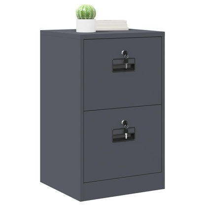 Bestandenkast 44 X 50 X 106,5 Cm Koudgewalst Staal Antraciet