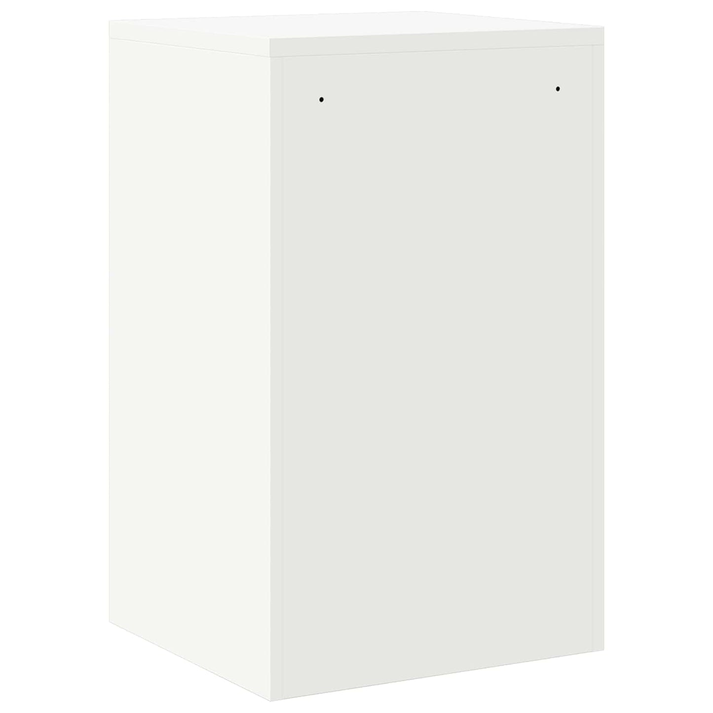 Bestandenkast Met Lade 44 X 50 X 106,5 Cm Koudgewalst Staal Wit