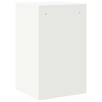 Bestandenkast Met Lade 44 X 50 X 106,5 Cm Koudgewalst Staal Wit