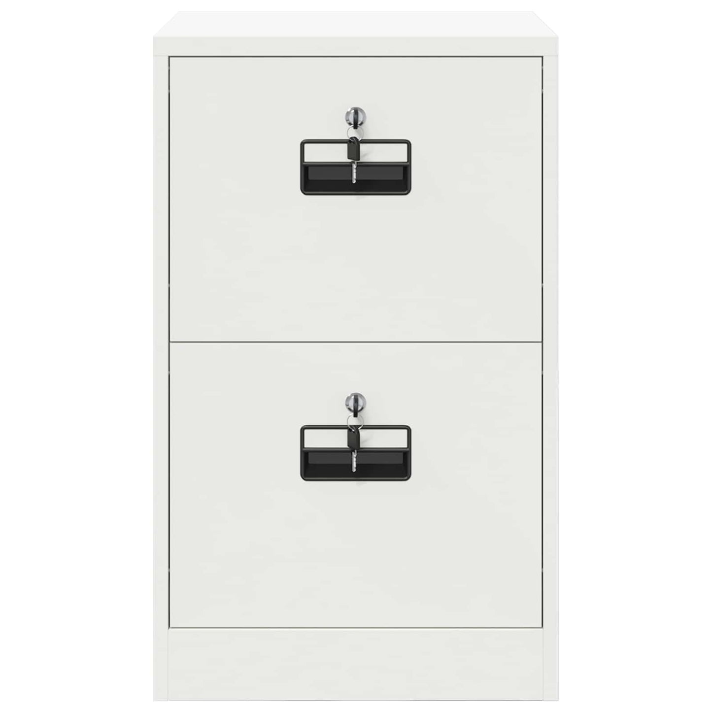 Bestandenkast Met Lade 44 X 50 X 106,5 Cm Koudgewalst Staal Wit