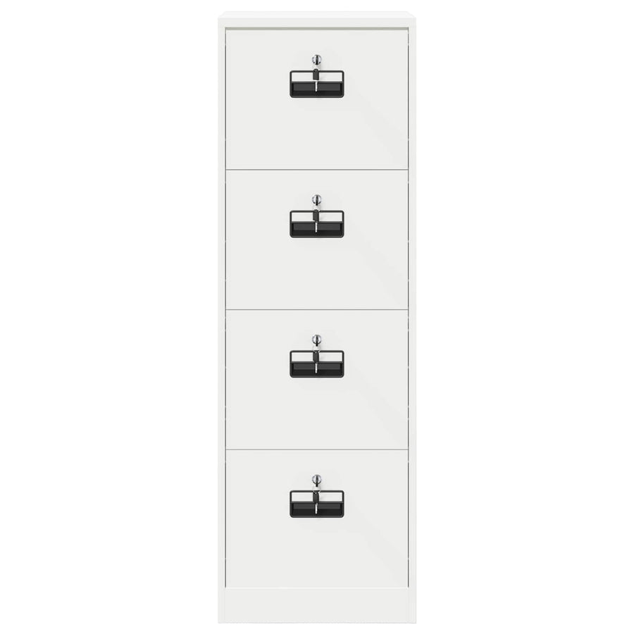 Bestandenkast 44 X 50 X 106,5 Cm Koudgewalst Staal Zwart