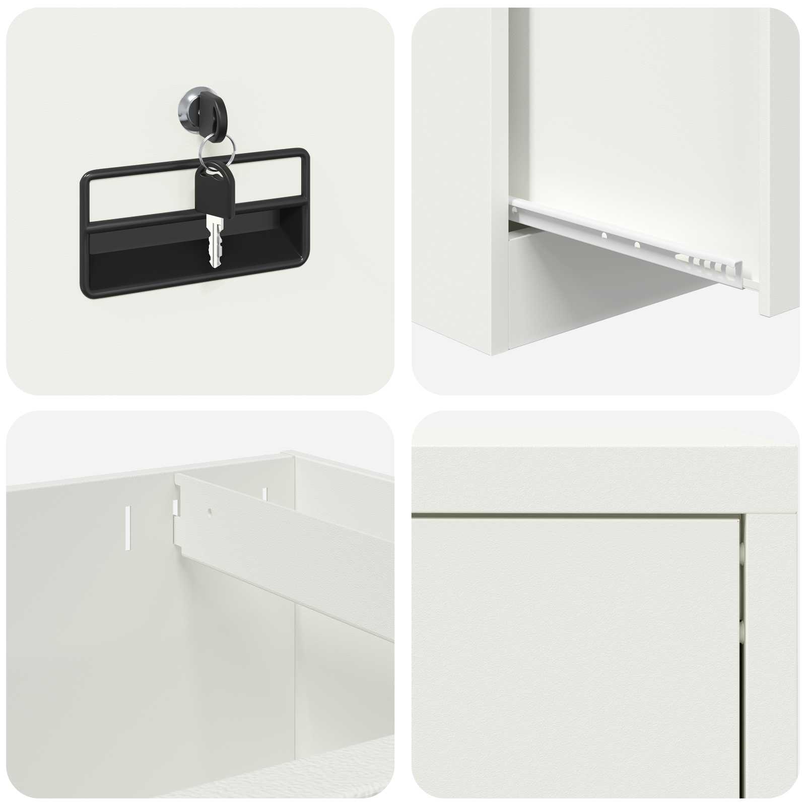 Bestandenkast Olijf Groen 44 X 50 X 106,5 Cm Koudgewalst Staal Olijfgroen