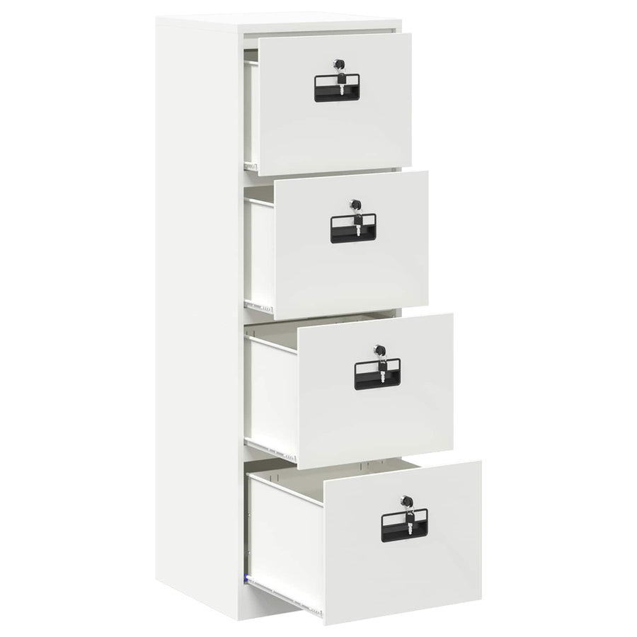 Bestandenkast 44 X 50 X 106,5 Cm Koudgewalst Staal Zwart