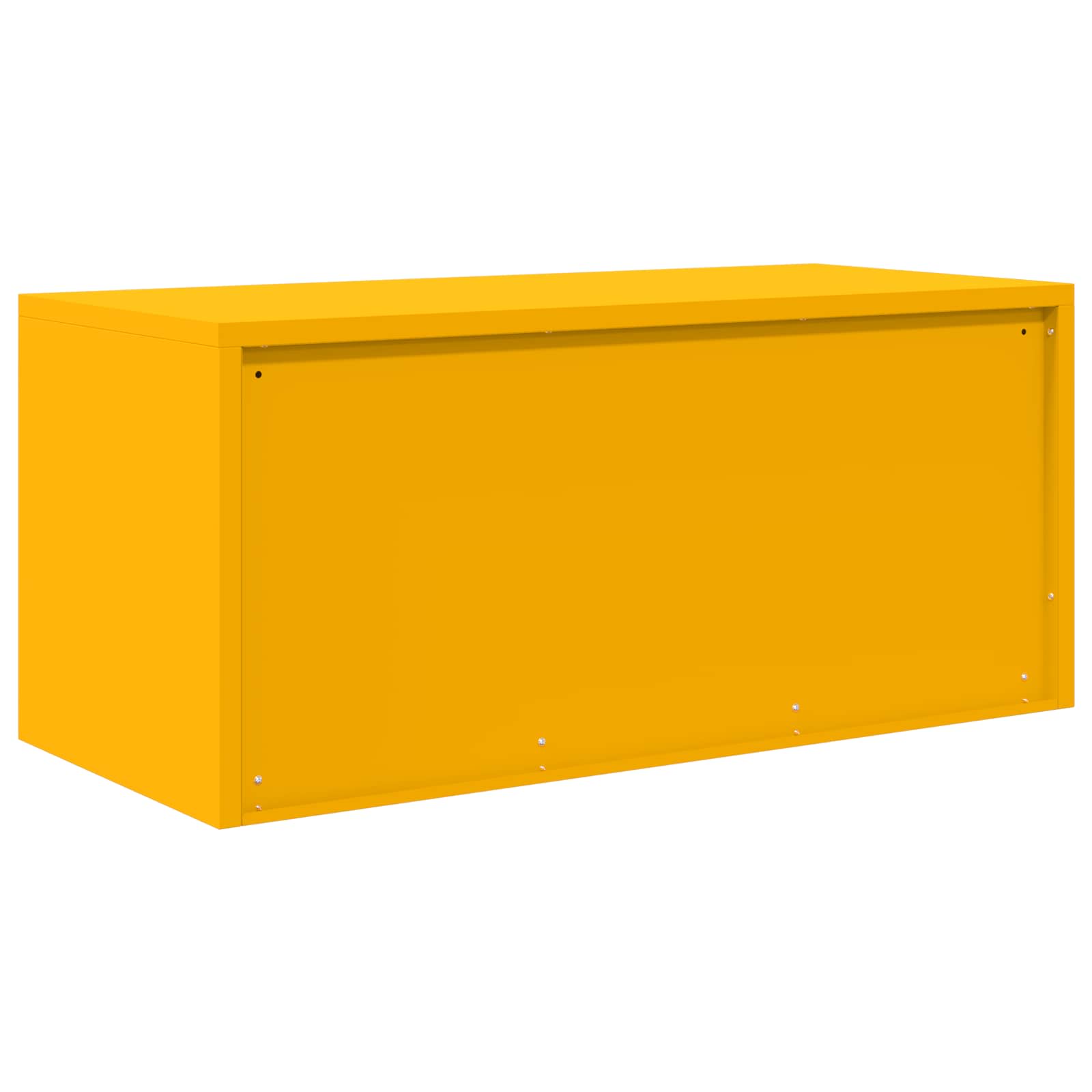 Opbergkast Mosterdgeel 90 x 40 x 40 cm Koudgewalst Staal
