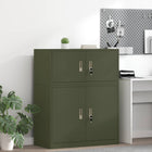 Storage Cabinet Olive Green 90 x 40 x 40 cm Steel