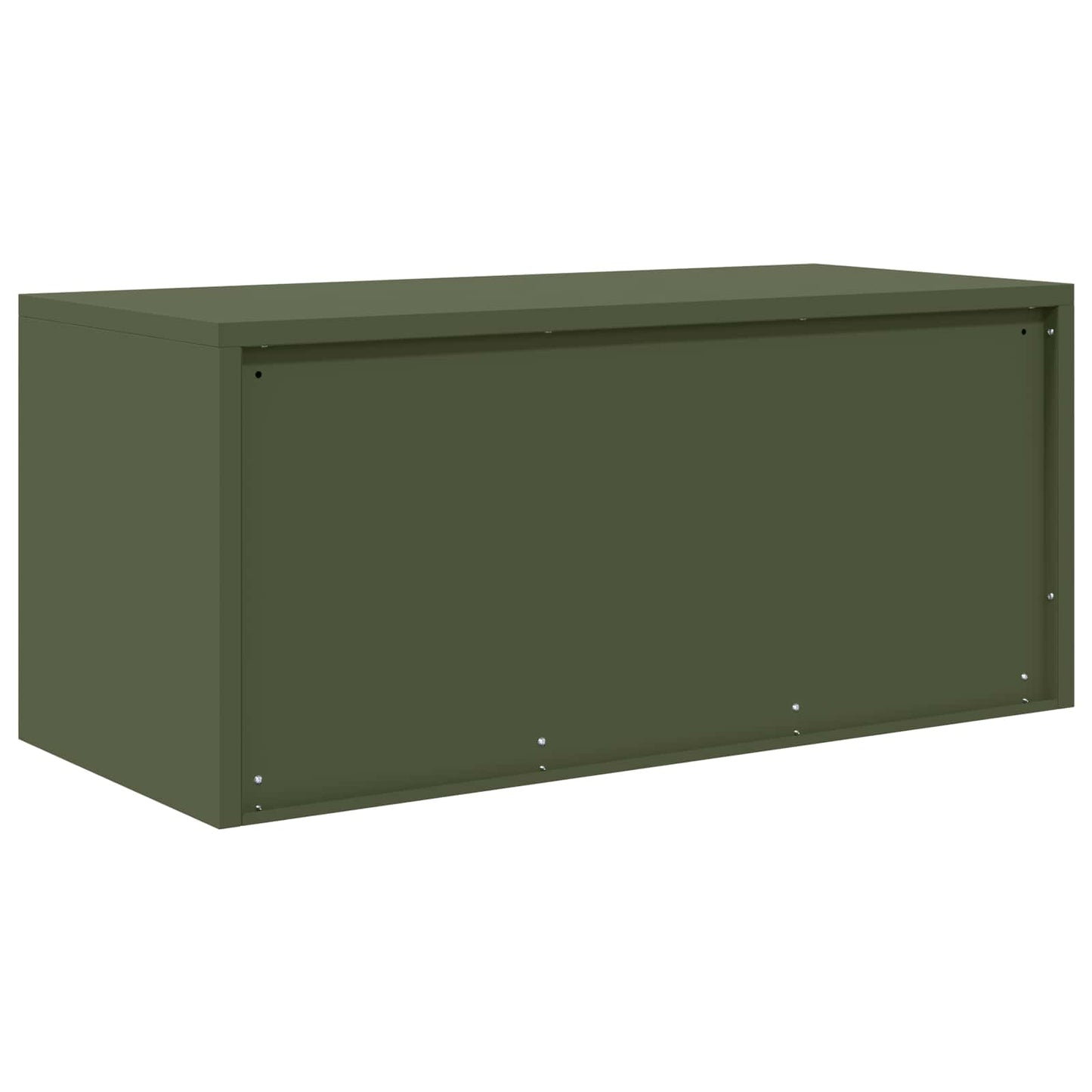 Opbergkast Olijf Groen 90 x 40 x 40 cm Koudgewalst Staal